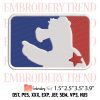 Philly Logo Embroidery Design – Philadelphia Phillies Baseball Embroidery Digitizing File