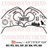 Taylors Version Heart Embroidery Design – Taylor Swift Embroidery Digitizing File