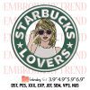 Swiftie Starbucks Lovers Logo Embroidery Design – Starbucks Lovers Taylor Embroidery Digitizing File