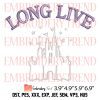 Long Live TV Speak Now Embroidery Design – Taylor Swift Embroidery Digitizing File
