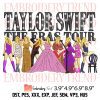 Friends Taylor Swift Eras Embroidery Design – The Eras Tour Embroidery Digitizing File