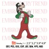 Donald Duck Christmas Embroidery Design, Disney x Christmas Embroidery Digitizing File