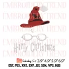 Christmas Crew Embroidery Design, Family Christmas Embroidery Digitizing File