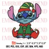 Hello Kitty Reindeer Christmas Embroidery Design, Kitty Christmas Embroidery Digitizing Pes File