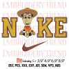 Jessie Toy Story x Nike Embroidery Design, Woody X Jessie Couple Embroidery Digitizing File
