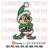 Super Mario Santa Claus Embroidery Design, Christmas Embroidery Digitizing Pes File