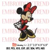 Mickey Mouse Nike Swoosh Embroidery Design, Disney Couple Embroidery Digitizing Pes File