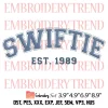 Speak Now Tracklist Taylor Swift Embroidery Design, Country Music Embroidery Digitizing Pes File