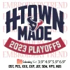 Houston Texans x Nike Embroidery Design, NFL Football Logo Embroidery Digitizing Pes File