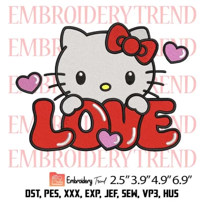 Love Tweety Bird Valentine Embroidery Design, Valentines Day Embroidery Digitizing Pes File