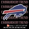 NFL Buffalo Bills Est 1960 Embroidery Design, NFL American Football Embroidery Digitizing Pes File