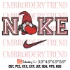 Nike Dairy Cow Embroidery Design, Valentine Embroidery Digitizing Pes File
