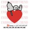 Peanuts Snoopy Nurse Embroidery Design, Happy Nurses Day Embroidery Digitizing Pes File