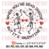 Cute Stitch Heart Valentine Day Embroidery Design, Disney Valentines Embroidery Digitizing Pes File