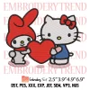 Heart Breaker Embroidery Design, Valentine Embroidery Digitizing Pes File