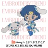 Snorlax Pokemon Cute Embroidery Design, Funny Snorlax Cartoon Anime Embroidery Digitizing Pes File