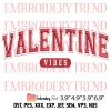 Cinnamoroll Mocha Chiffon Embroidery Design, Sanrio Valentine Heart Embroidery Digitizing Pes File