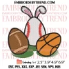 Family Easter 2024 Embroidery Design, Easter Day 2024 Embroidery Digitizing Pes File