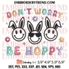 Hoppy Easter Bunny Embroidery Design, Easter Day Embroidery Digitizing Pes File