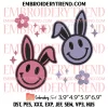 Easter Bunny Unicorn Embroidery Design, Easter Day Embroidery Digitizing Pes File