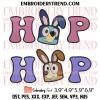 Easter Squad Embroidery Design, Bunny Squad Embroidery Digitizing Pes File