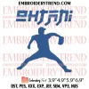 Shohei Ohtani Samurai Los Angeles Dodger Embroidery Design, Shohei Ohtani MLB Fan Embroidery Digitizing Pes File