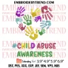 It Shouldn’t Hurt To Be A Child Heart Embroidery Design, Child Abuse Embroidery Digitizing Pes File