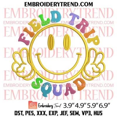 Field Day Fun Day 2024 Embroidery Design, Teacher Machine Embroidery Digitized Pes Files