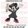 Graduation Mickey Mouse Embroidery Design, Disney Mickey Minnie Graduation Machine Embroidery Digitized Pes Files