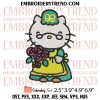 Kitty Cute Embroidery Design, Hello Kitty Embroidery Digitizing Pes File