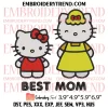 Sorry I’m Late I Have Kids Embroidery Design, Funny Mother’s Day Embroidery Digitizing Pes File