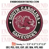 South Carolina Gamecocks Est 1801 Embroidery Design, NCAA Embroidery Digitizing Pes File