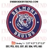 Belmont Bruins Est 1890 Embroidery Design, NCAA Logo Machine Embroidery Digitized Pes Files