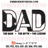 The Dadalorian Fathers Day Embroidery Design, Star Wars Machine Embroidery Digitized Pes Files