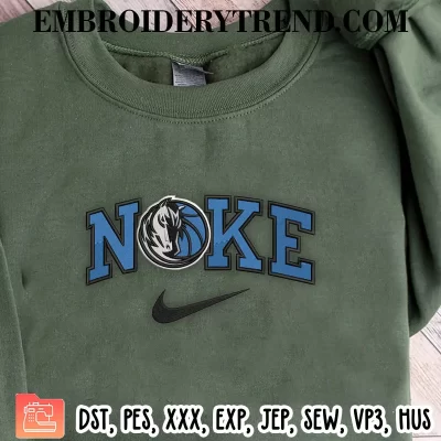 Dallas Mavericks x Nike Embroidery Design, Basketball Team Machine Embroidery Digitized Pes Files