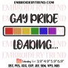 Gay Pride Plant Pots Embroidery Design, LGBTQ Machine Embroidery Digitized Pes Files