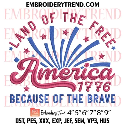 Fireworks Back Up Terry Embroidery, 4th Of July Embroidery, Independence Day Embroidery, Embroidery Design File