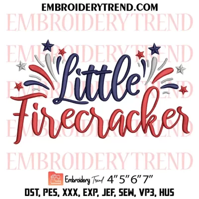 Red Wine and Blue 4th of July Embroidery Design, Independence Day Machine Embroidery Digitized Pes Files
