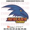 AFL Brisbane Lions Logo Embroidery Design, Brisbane Lions Football Club Machine Embroidery Digitized Pes Files