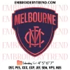 AFL GWS Giants Logo Embroidery Design, GWS Giants Football Club Machine Embroidery Digitized Pes Files