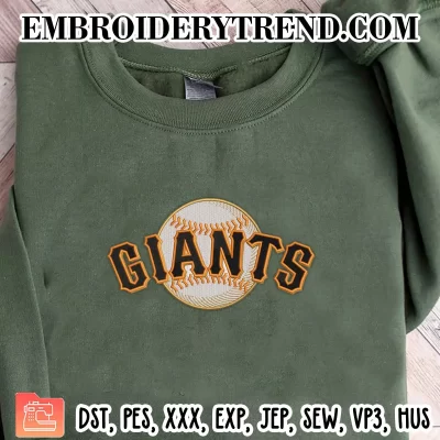 San Francisco Giants Baseball Logo Embroidery Design, MLB San Francisco Giants Machine Embroidery Digitized Pes Files