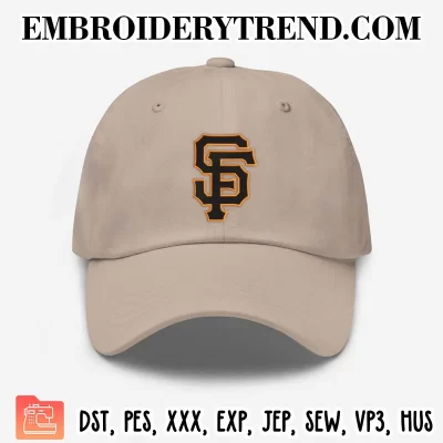 San Francisco Giants Logo Embroidery Design, Baseball Machine Embroidery Digitized Pes Files