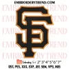 San Francisco Giants Est 1958 Embroidery Design, Baseball Logo Machine Embroidery Digitized Pes Files