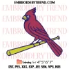 St Louis Cardinals Embroidery Design, Baseball Cardinals Logo Machine Embroidery Digitized Pes Files