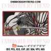 Piccolo Dragon Ball Embroidery Design, Anime Dragon Ball Machine Embroidery Digitized Pes Files