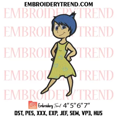 Disgust Inside Out 2 Embroidery Design, Disney Disgust Machine Embroidery Digitized Pes Files