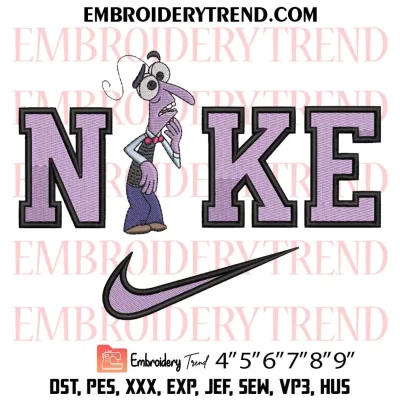Nike Bing Bong Inside Out 2 Embroidery Design, Bing Bong Disney Machine Embroidery Digitized Pes Files