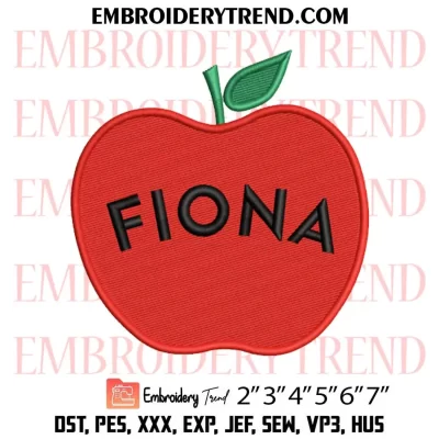 Olivia Rodrigo Fiona Apple Embroidery Design, Trending Machine Embroidery Digitized Pes Files