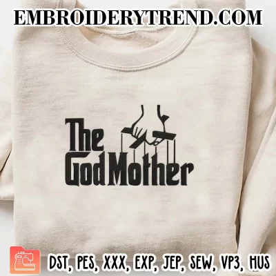 The Golf Mother Embroidery Design, Golf Mom Machine Embroidery Digitized Pes Files