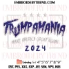 Trumpamania Hulk Hogan Embroidery Design, Trump Mania 24 Machine Embroidery Digitized Pes Files